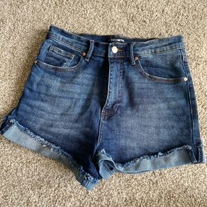High Waist Jean Shorts